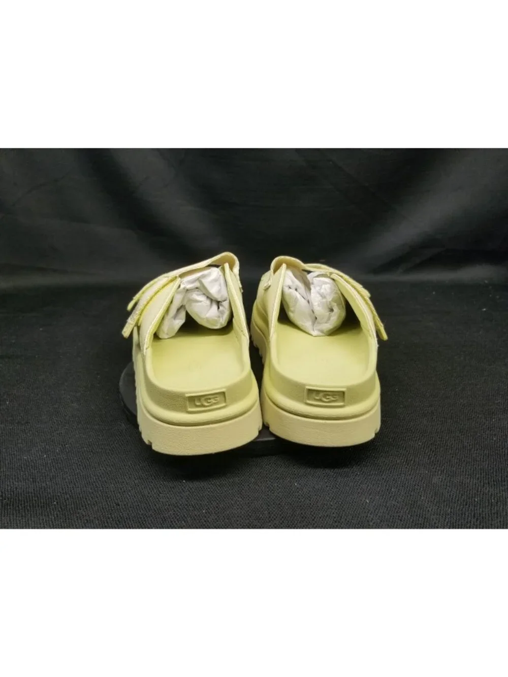 UGG Girls K GoldenGlow Slide Lime Green Size 5 NEW NO BOX!